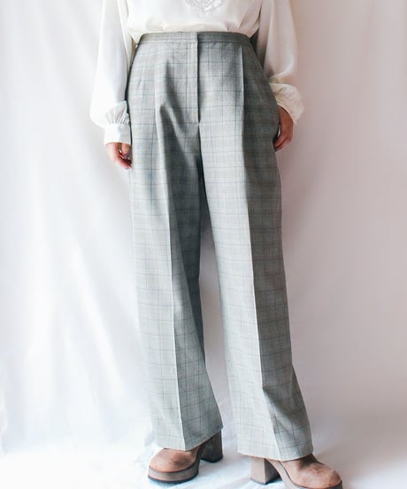 【Seek an nur】Glen Check Jacket&Pants Set up