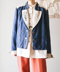 【Seek an nur】Tyrolean Linen Trachten Jacket