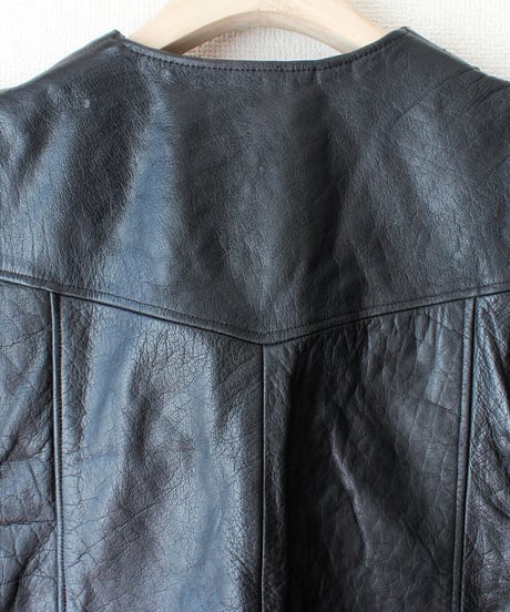 【Seek an nur】Germany Lace-up Leather Vest