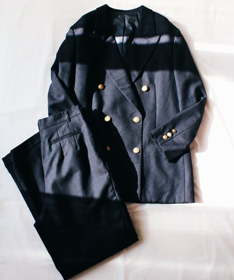 【Seek an nur】Double breasted Jacket×Slacks Set up