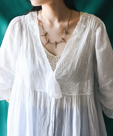 〈Accessory〉Native American Bird Shell Fetish Necklace