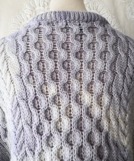【Seek an nur】Ireland Alan Knit Fisherman Sweater