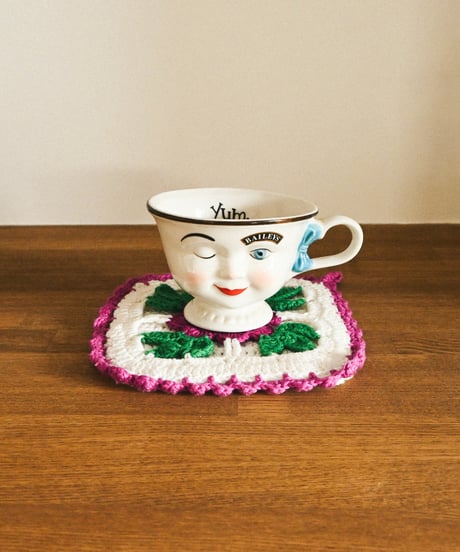 【Goods】Vintage Hand Crocheted Hot Pad