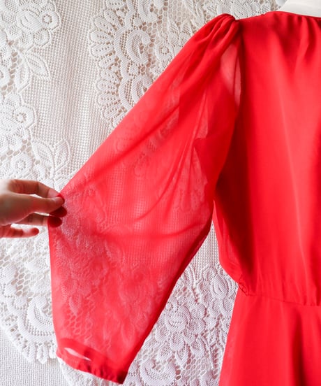 【tiny yearn】Euro Sheer Fishtail Maxi Dress