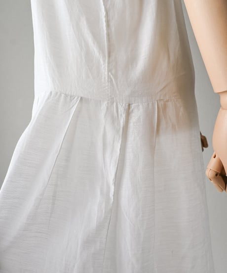 【Seek an nur】1900-20's antique cotton night dress