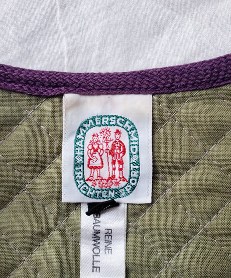 【Seek an nur】Tyrolean Quilted Trachten Vest