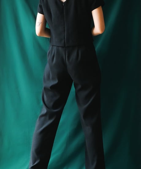 【Seek an nur】USA Black Jumpsuit