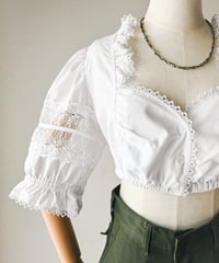 【Seek an nur】Euro cropped puff dirndl blouse