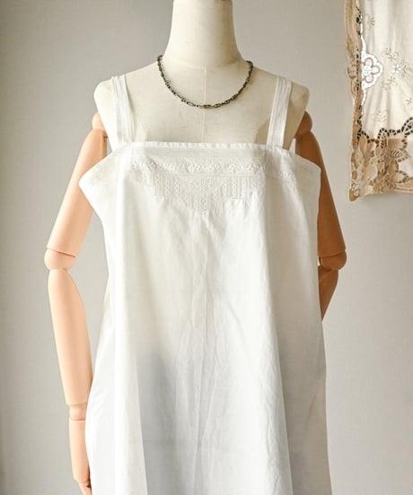【Seek an nur】1920~30's French antique night dress