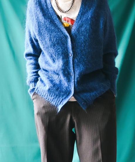 【Seek an nur】1960's Euro Mohair Knit Cardigan