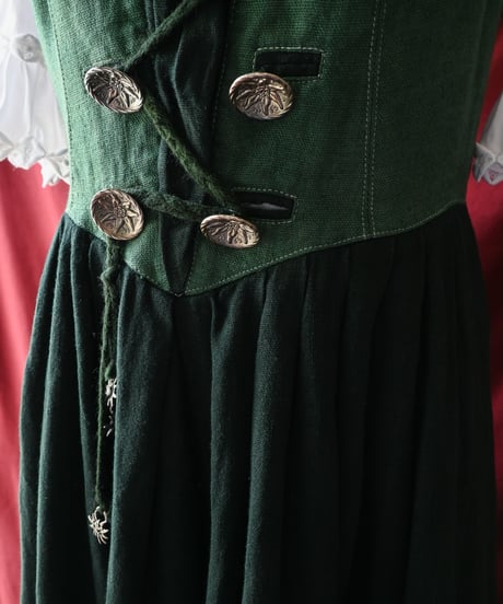 【Seek an nur】Tyrolean Linen Dirndl Dress