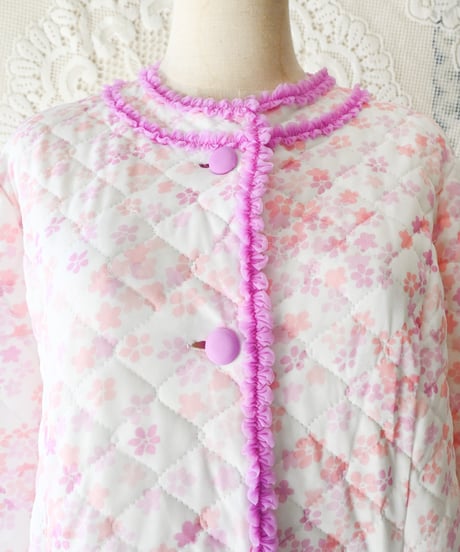 【tiny yearn】Vintage Euro Quilted Night Gown