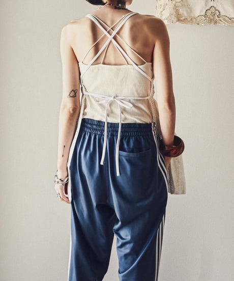 【Seek an nur】Vintage embroidered crochet cami
