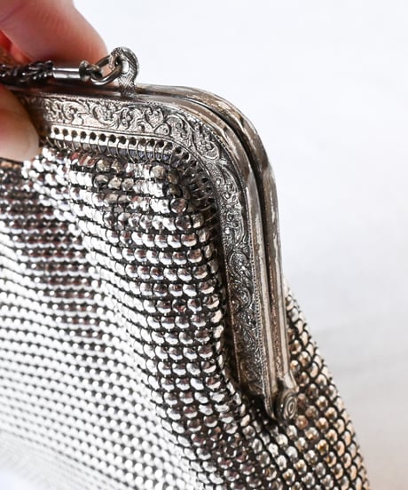【Goods】Vintage Metallic Mesh Evening Bag