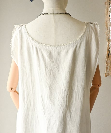 【Seek an nur】1890-1910's French antique night dress
