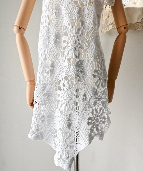【Seek an nur】Vintage crochet cami dress