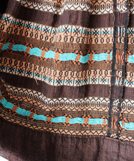 【Seek an nur】1970's Vintage Embroidered Flare Skirt