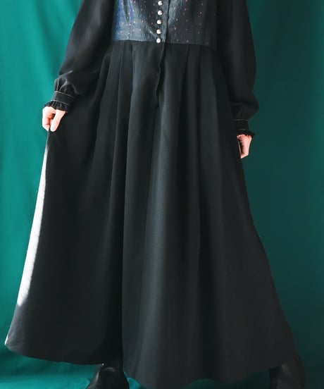 【Seek an nur】Tyrolean Black Dirndl Dress