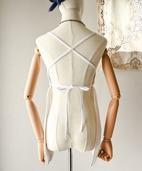 【Seek an nur】Vintage embroidered crochet cami