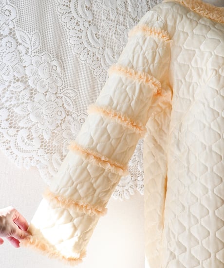 【tiny yearn】Vintage Euro Quilted Night Gown