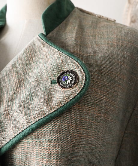 【Seek an nur】Tyrolean Linen Trachten Jacket