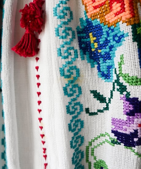 【Seek an nur】Romanian Vintage Embroidered Dress