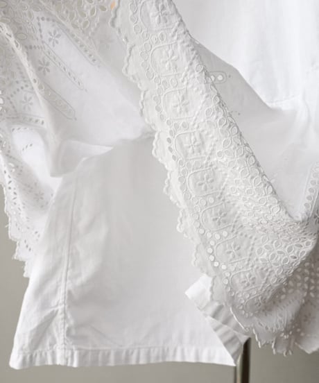 【Seek an nur】1900-20's antique cotton night dress