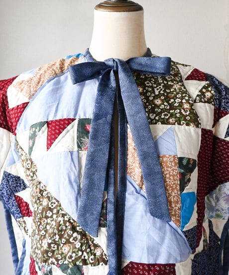 【tiny yearn】Crazy Quilted Patchwork Vest