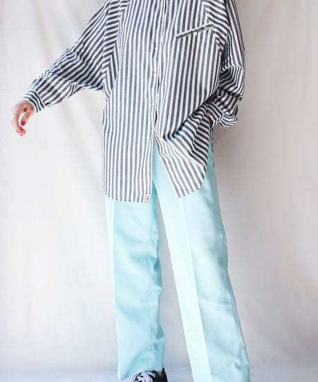 【Seek an nur】Dead stock Slacks Tuck Pants