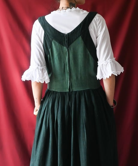 【Seek an nur】Tyrolean Linen Dirndl Dress