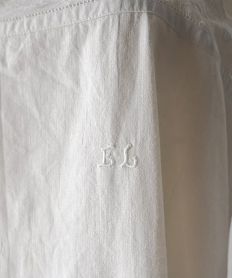 【Seek an nur】1900-20's antique cotton night dress