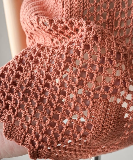 【Seek an nur】Vintage cotton crochet tops