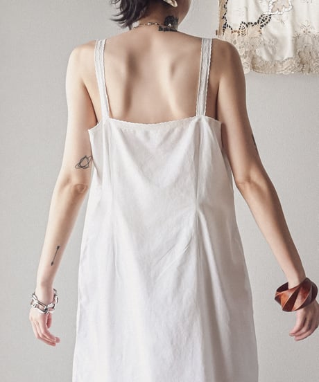 【Seek an nur】1900-20's antique cotton night dress
