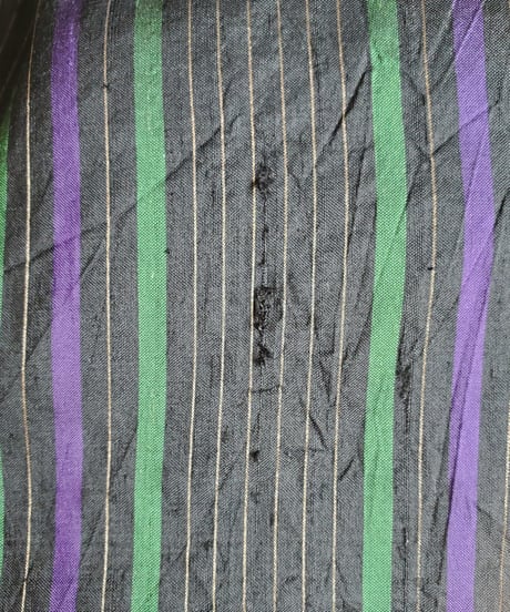 【Seek an nur】Euro Stripe Silk Flare Skirt