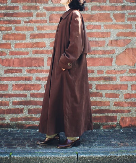 【Seek an nur】Brown Balmacaan Over Coat
