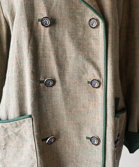 【Seek an nur】Tyrolean Linen Trachten Jacket