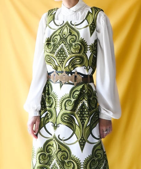 【tiny yearn】1960-70's USA Maxi Dress