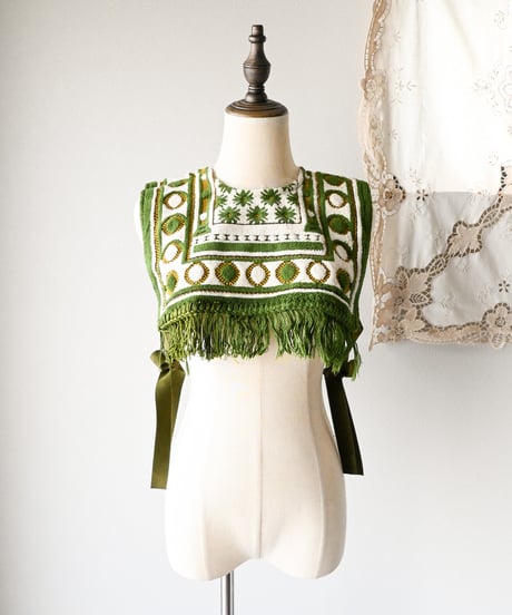【tiny yearn】Arabian rug Bib Vest