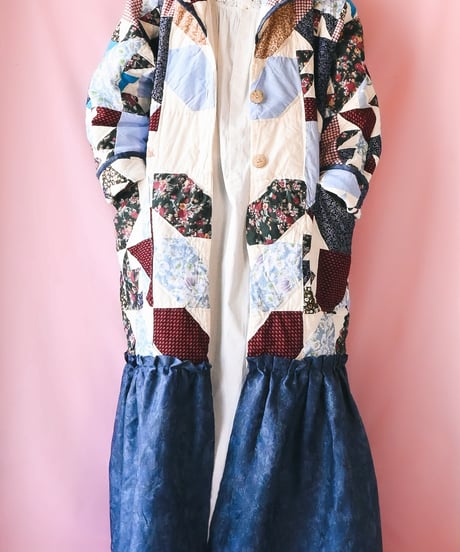 【tiny yearn】Crazy Quilted Patchwork Coat