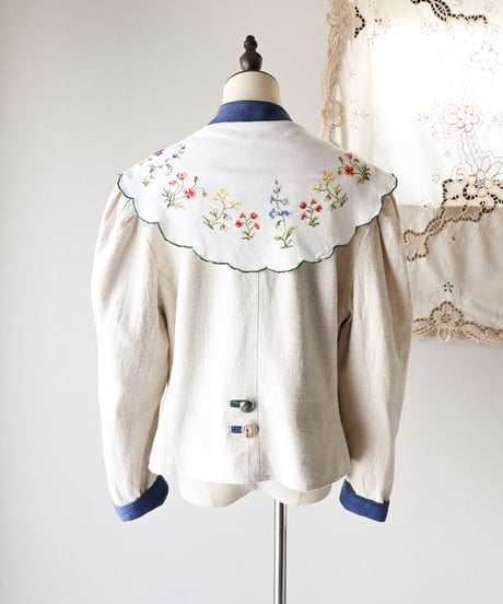 【Seek an nur】Tyrolean Linen Trachten Jacket