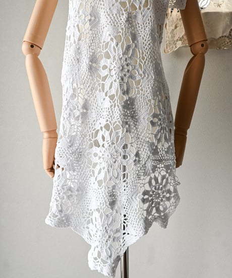 【Seek an nur】Vintage crochet cami dress