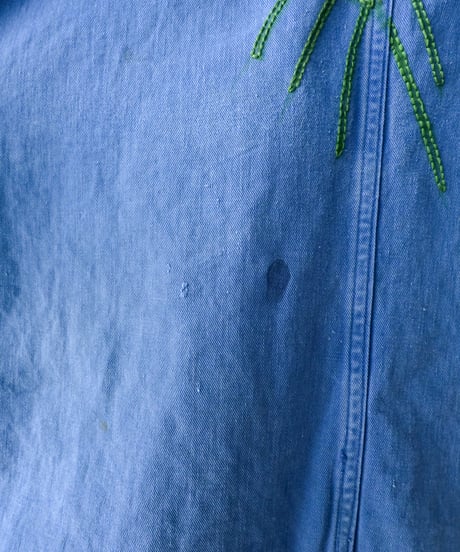 【tiny yearn】⁡60's French Embroidered Painted Work Coat