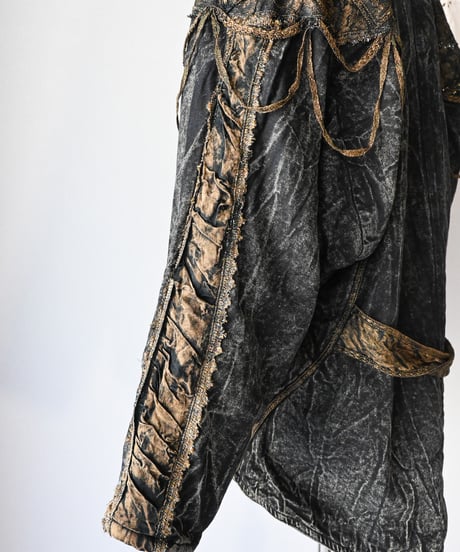 【Seek an nur】Design Chemical Denim Over Jacket