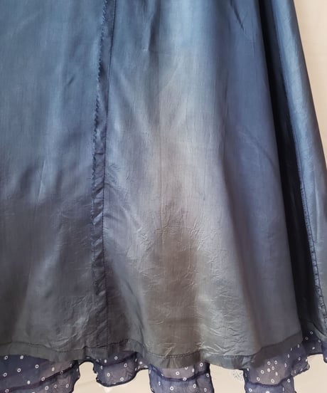 【Seek an nur】Euro Dot Lace Sheer Maxi Dress