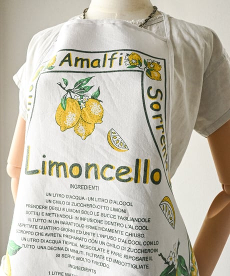 【curoam】Italy limoncello souvenir apron