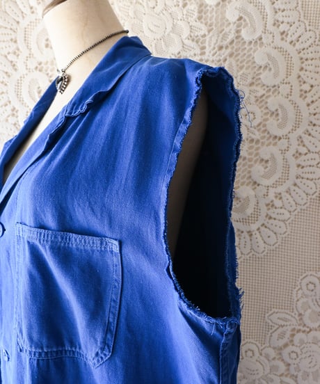【Seek an nur】⁡Euro Work Cutoff Vest