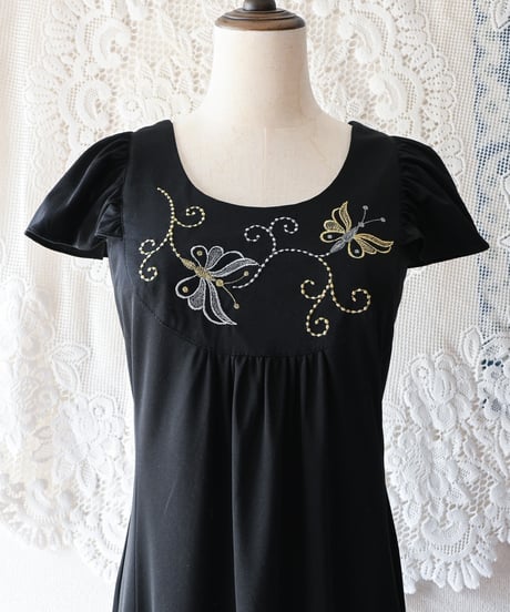 【Seek an nur】German Black Maxi Dress