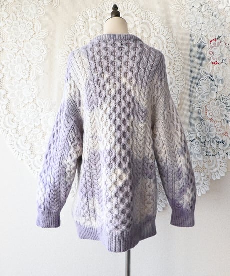 【Seek an nur】Ireland Alan Knit Fisherman Sweater