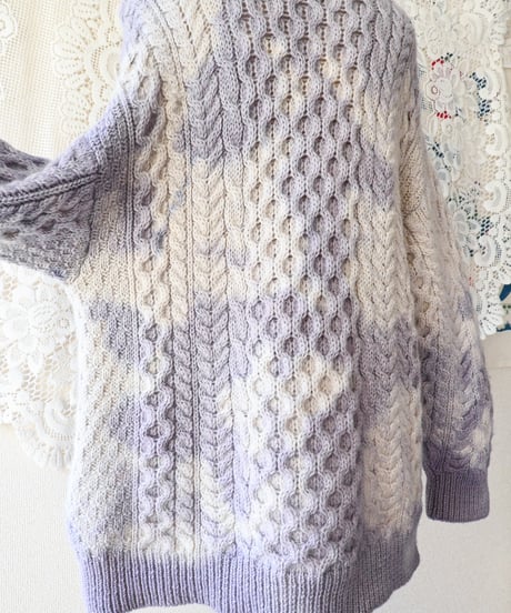 【Seek an nur】Ireland Alan Knit Fisherman Sweater