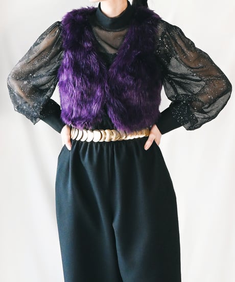 【Seek an nur】⁡Faux Fur Vest